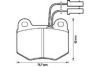 JURID 571450J Brake Pad Set, disc brake